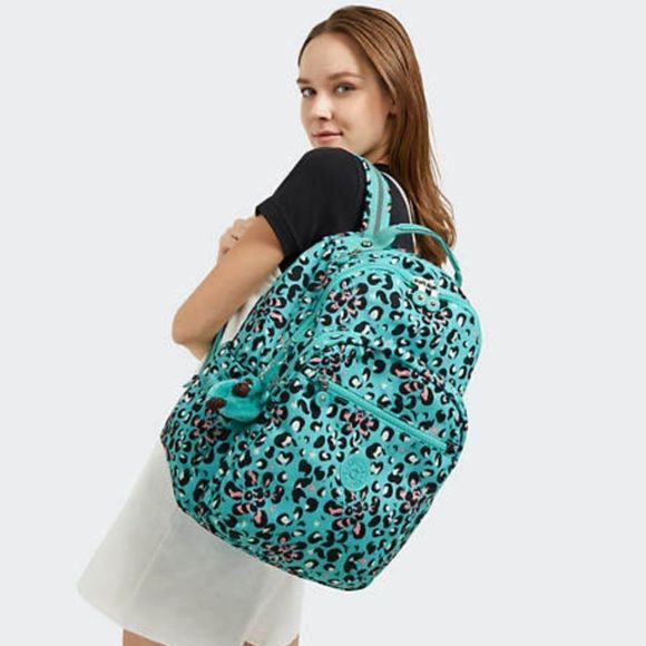 NWT Kipling Seoul Large  Printed 15" Laptop Backpack - Picture 6 of 16